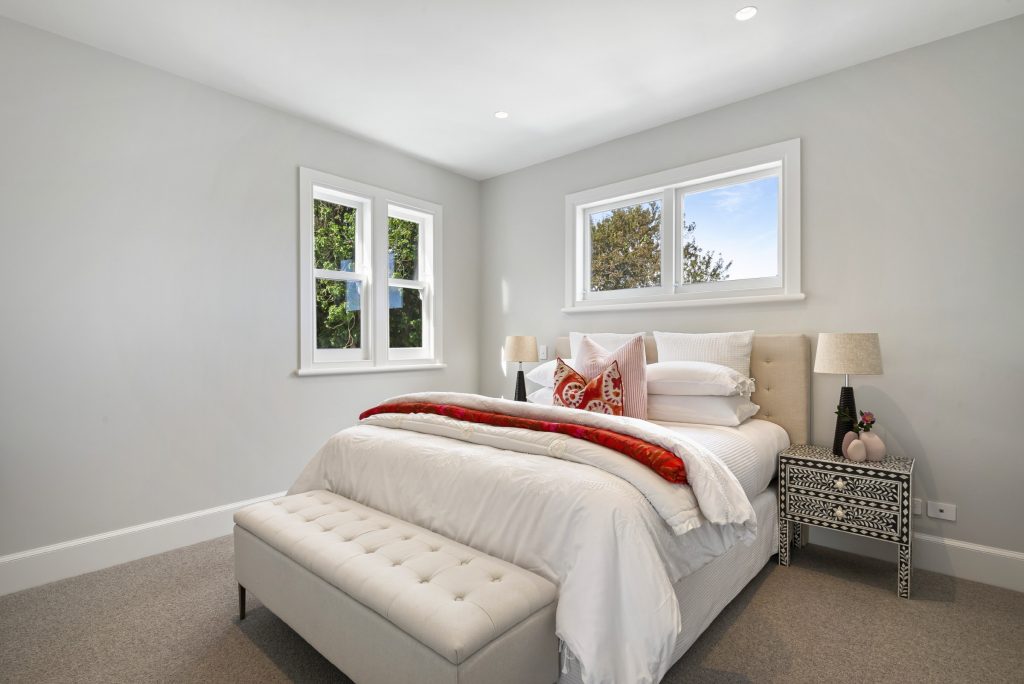 Guest bed home staging