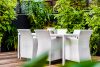 Outdoor dining home staging